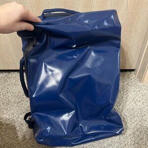 Baboon To The Moon Blue Travel Backpack Bag Water Resistant Carry On Mini 32 L